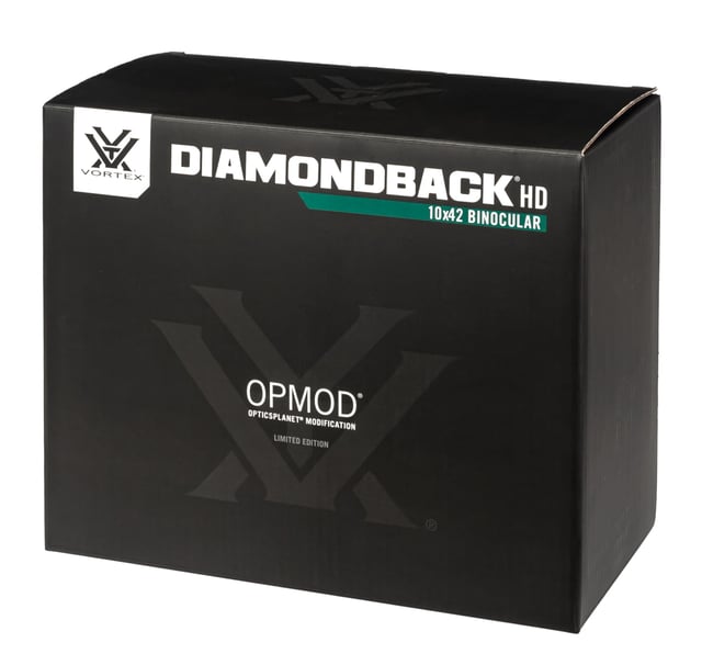 OPMOD Vortex Diamondback HD 10x42mm Roof Prism Binoculars, ArmorTek, Wolf Gray, DB-215-OP - product photo 4 of 5