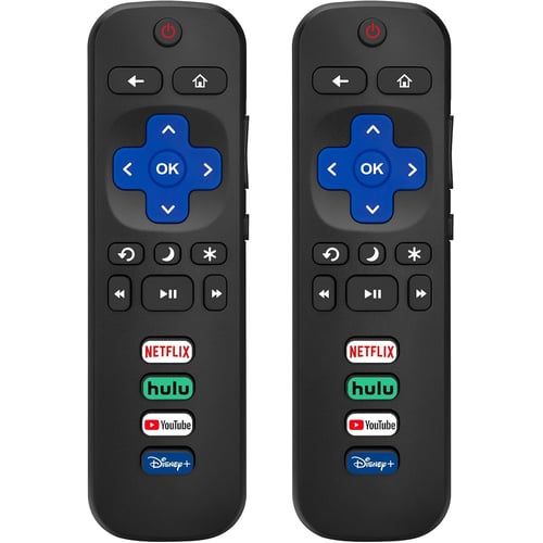 Roku TV replacement remote close-up view