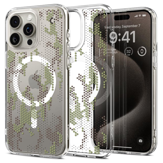 Spigen for iPhone 13 Pro Max Case, Ultra Hybrid MagFit [Anti-Yellowing] [Compatible with Magsafe] - Clear - product photo 2 of 5