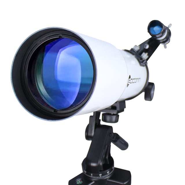 Hawkko Telescope for Adults & Kids, 80mm Aperture 600mm High Powered Telescope for Astronomy Beginners - Refractor Telescopes with AZ Tripod, Phone Adapter and Portable Bag for Moon Observation - product photo 4 of 5
