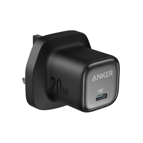Anker Zolo wall charger plugged into outlet showing compact form factor