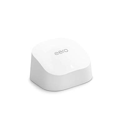 Like-New Amazon eero 6 mesh wifi add-on extender - Add up to 1,500 sq. ft. of Wi-Fi 6 coverage. Required eero mesh wifi system not included - product photo 2 of 5