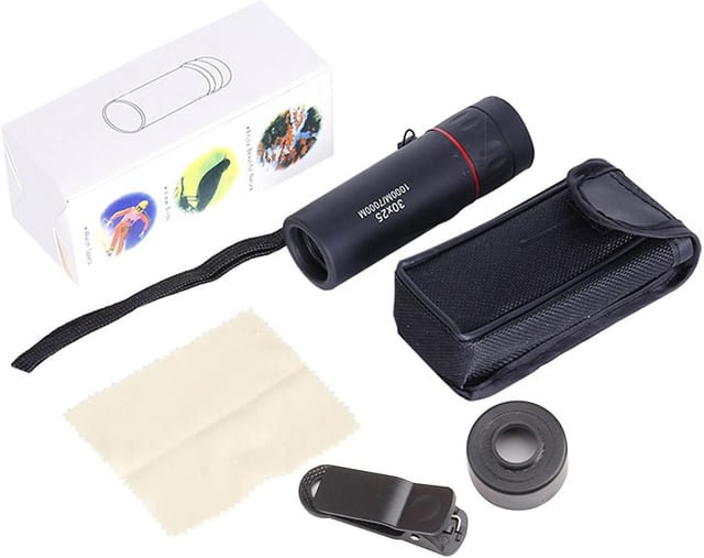 8x21 HD Optical Monocular Telescope, High Power & Clear Vision Pocket Scope, Mini Monoculars for Men Women, Outdoor Gear for Camping, Hunting, Sports, Travel - product photo 3 of 5