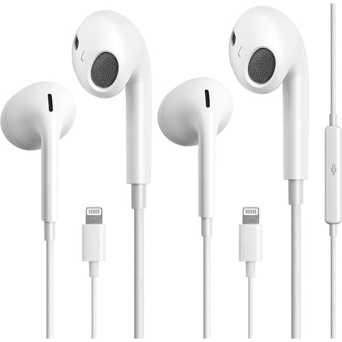 2-Pack iPhone earbuds in packaging