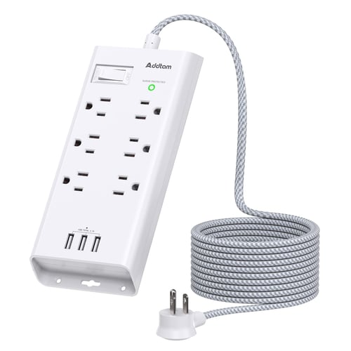 LeZone power strip wall mount and cord management