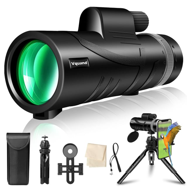 10-30x50 Zoom Monocular Telescope with Smartphone Holder, Hand Starp & Tripod, High Powered FMC & BAK4 Scope, Birthday Gifts for Men Dad Him Husband Teen, Outdoors Hiking Gifts - product photo 4 of 5