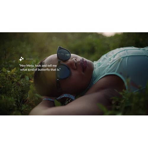 Meta AI features on smart glasses interface