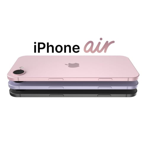 iPhone 17 Air design mockup