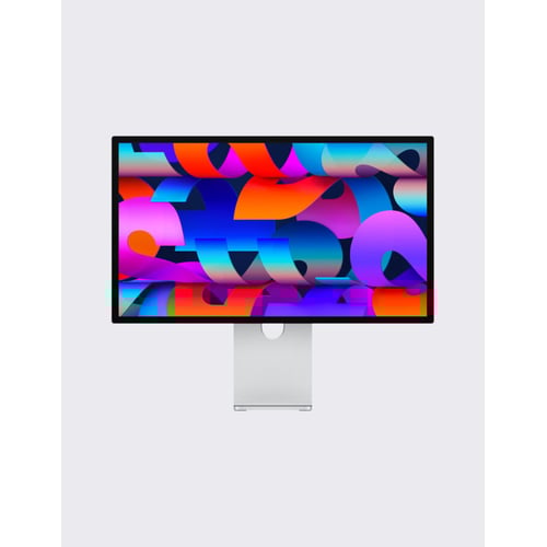 Apple Studio Display side profile with stand