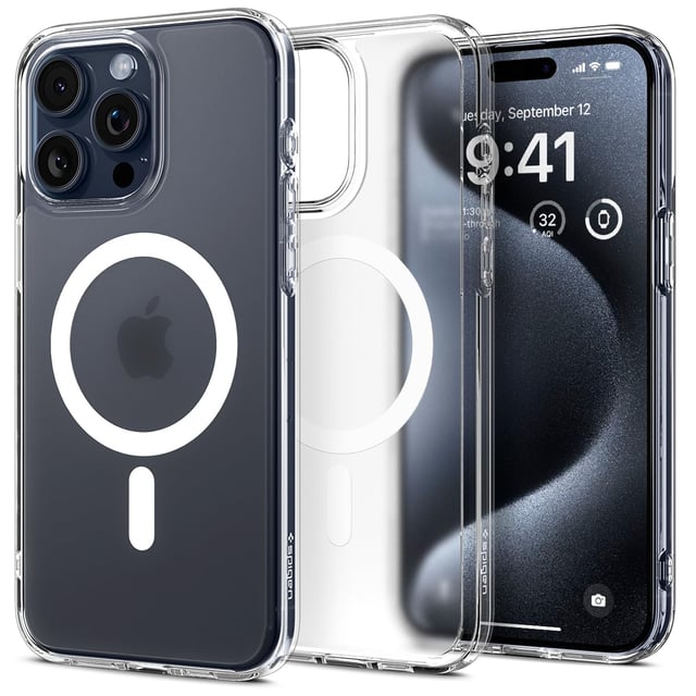 Spigen for iPhone 13 Pro Max Case, Ultra Hybrid MagFit [Anti-Yellowing] [Compatible with Magsafe] - Clear - product photo 3 of 5