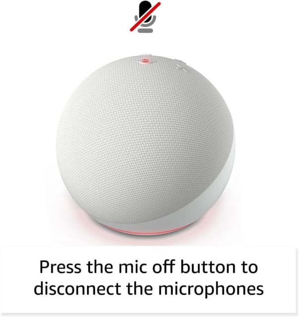 Amazon Echo Dot (newest model) - Vibrant sounding speaker, Designed for Alexa+, Great for bedrooms, dining rooms and offices, Charcoal - product photo 4 of 5