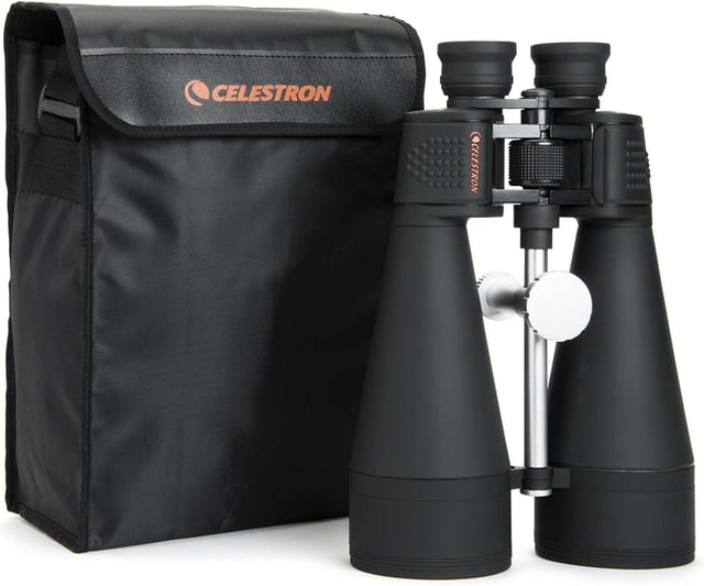 Celestron SkyMaster 25x100 Binoculars – Giant Aperture Binoculars for Deep-Sky Astronomy & Long-Distance Viewing – Multi-Coated Optics – Includes Tripod Adapter & Carrying Case - product photo 5 of 5