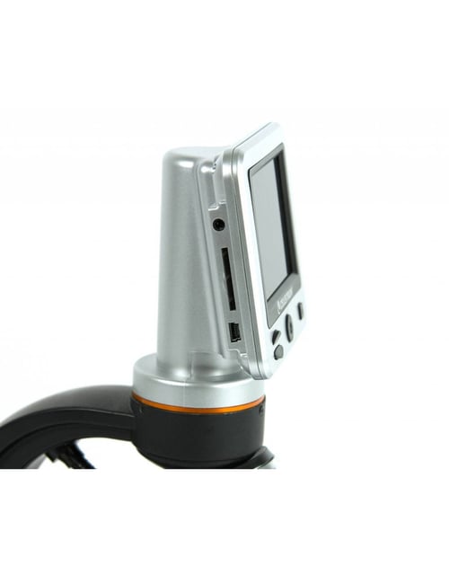 Celestron – LCD Digital Microscope II – 3.5" Screen – 5MP Camera – 40x–1600x Magnification – Rotating Head – SD Card Included – TV Output – Ideal for Slides, Labs, Classrooms, Biology, Education - product photo 5 of 5