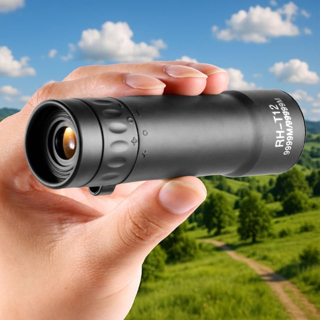 10x25 Monoculars Waterproof Lightweight Zoom Telescope
