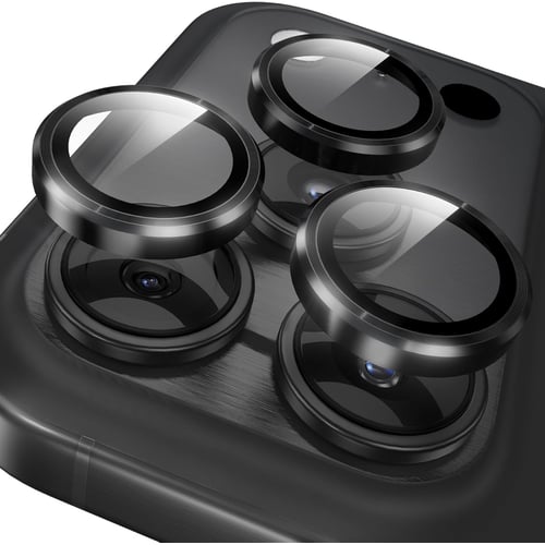 YWXTW Camera Lens Protector for iPhone 17 Pro with installation tray