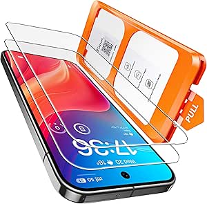 TOCOL for Google Pixel 10 Pro XL Screen Protector 6.7 9H Hardness Military Grade Shatterproof HD Tempered Glass for Full Coverage Easy Installation 2 Pack - product photo 3 of 5
