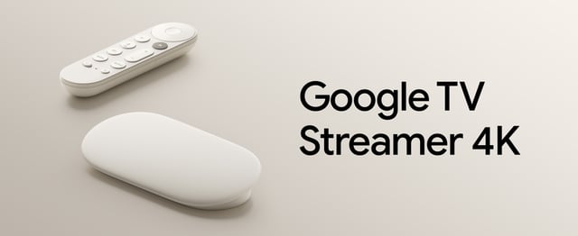 Google TV Streamer 4K - Fast Streaming Entertainment on Your TV with Voice Search Remote - Watch Movies, Shows, Live TV, and Netflix in 4K HDR - Smart Home Control - 32 GB of Storage - Hazel - product photo 4 of 5