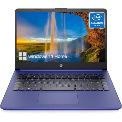 HP 14 laptop side profile and ports