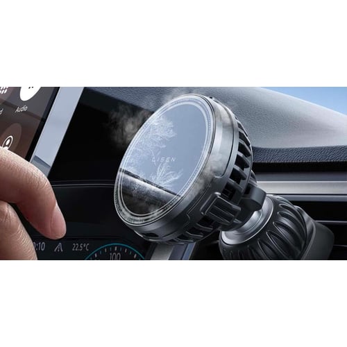 LISEN MagSafe mount installed on car air vent