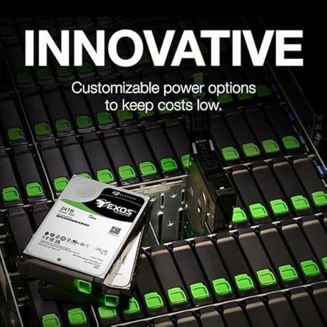Seagate Barracuda 24TB vs Exos X24 24TB vs Exos M 30TB - product photo 3 of 5