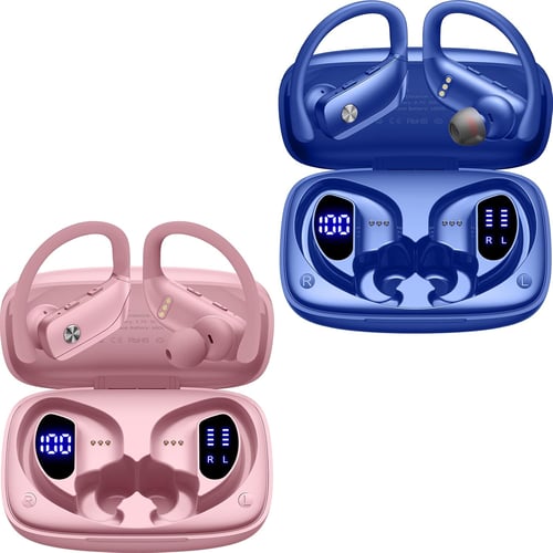 bmani earbuds LED display charging case detail