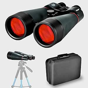 ESSLNB 25x70 Astronomy Binoculars Giant for Adults, Outdoor Waterproof Binoculars for Travel Stargazing Bird Watching Hunting with Built-in Tripod Adapter and Carrying Bag - product photo 3 of 5