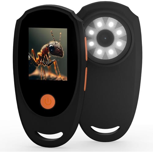 KeFvoer handheld microscope in use examining a small object