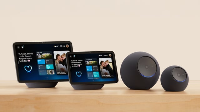 Amazon Echo Dot Max (newest model), Alexa speaker with room-filling sound and nearly 3x bass, Great for living rooms and medium-sized spaces, Designed for Alexa+, Amethyst - product photo 4 of 5