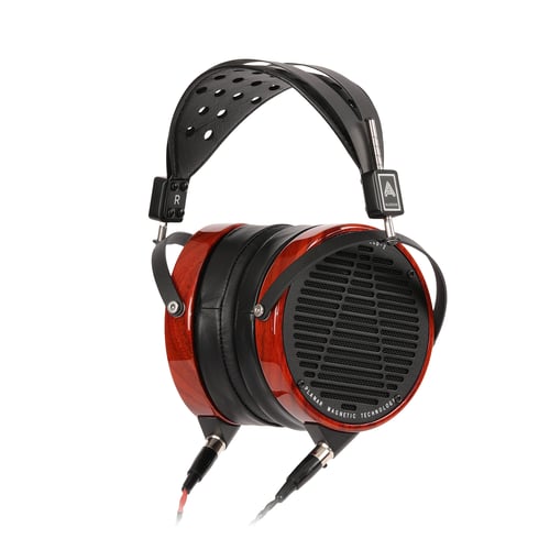 Audeze LCD2C three-quarter view showing earcup design and headband construction
