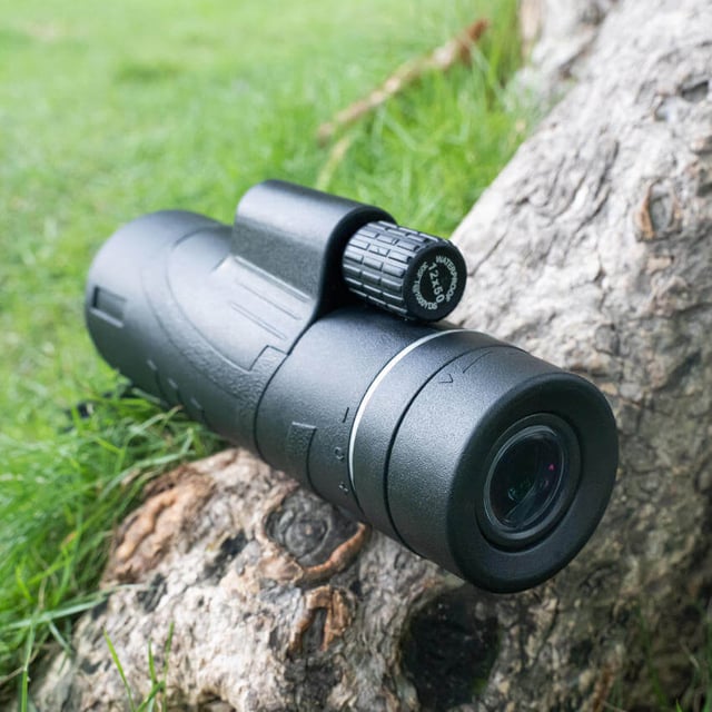 12x50 High Power HD Monocular Telescope with Phone Adapter & Tripod, Waterproof Compact Monocular for Bird Watching, Hiking, Camping - Clear Low Light Vision - product photo 2 of 5