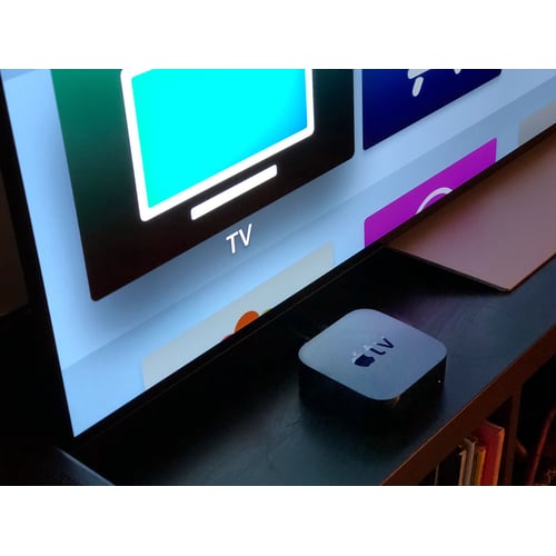 Apple TV 4K side angle view