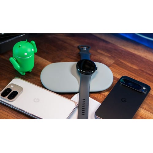 Google Pixel 10a in hand showing size