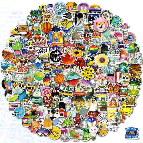 Book sticker pack displayed on Kindle and notebook