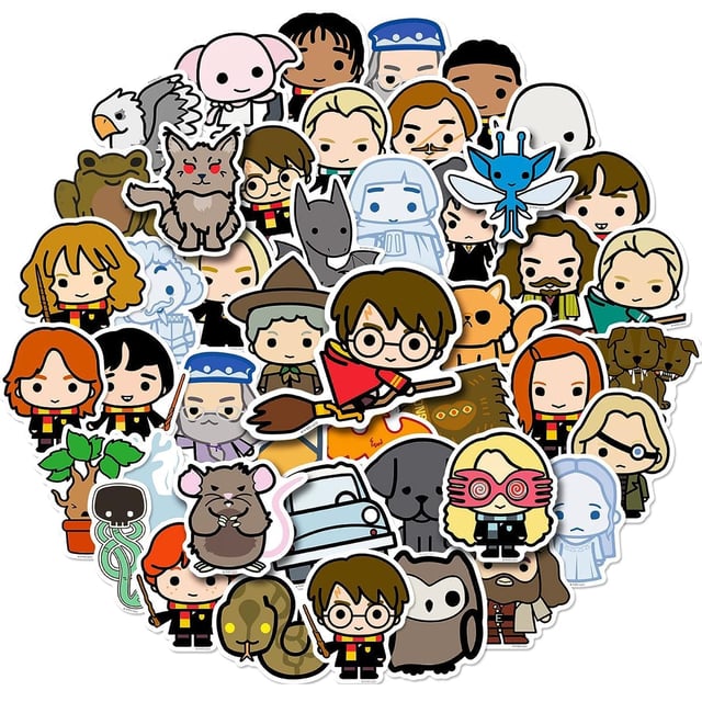 Cute Cartoon Animal Stickers - 50PCS Waterproof Decorative Stickers for Laptops, Water Bottles, Scrapbooking & Gifts - product photo 4 of 5
