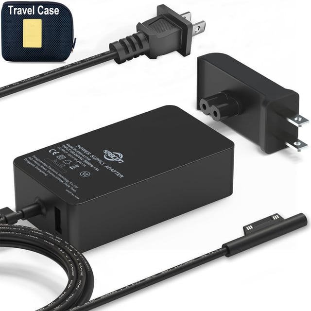 65W Surface Pro Laptop Charger-for Microsoft Surface Pro Charger Windows Surface Laptop 6,5,4,3,2,1,for Microsoft Surface Pro10,9,8,7+,7,6,5,4,3,X,Surface Book3,2,1,Surface Go Tablet,Support 44W, 10FT - product photo 5 of 5