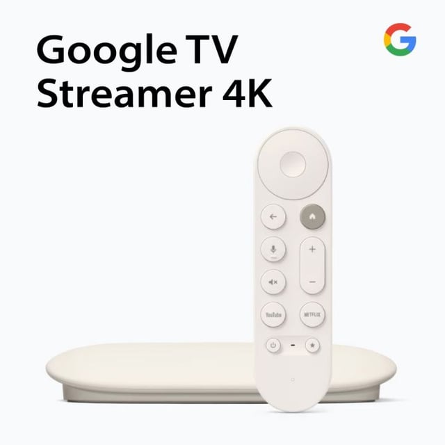 Google TV Streamer 4K - Fast Streaming Entertainment on Your TV with Voice Search Remote - Watch Movies, Shows, Live TV, and Netflix in 4K HDR - Smart Home Control - 32 GB of Storage - Hazel - product photo 3 of 5
