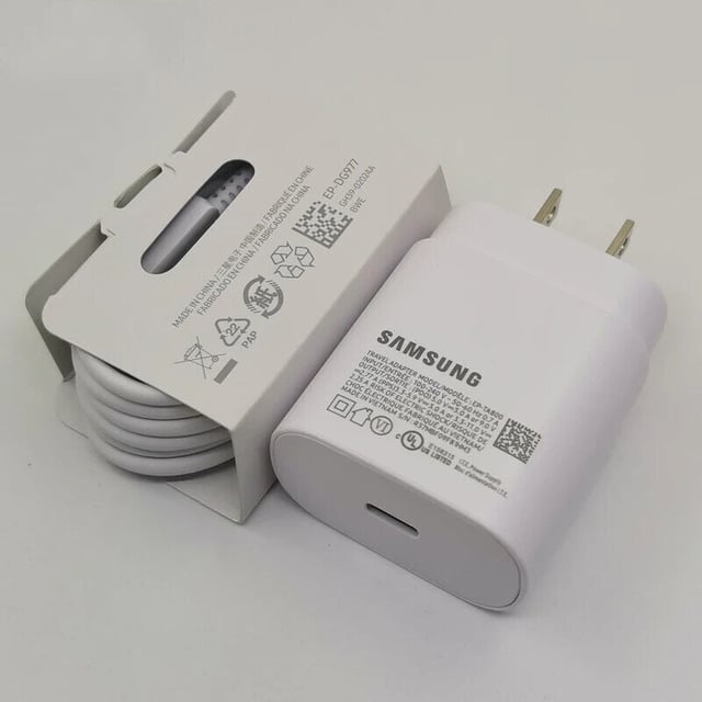 Type C Charger, 25W USB C Wall Charger Super Fast Charging & 6.6FT USB C to C Charger Cable for Samsung Galaxy S26/S25/S24/S24Ultra/S24+/S23/S23Ultra/S23+/S22/S22Ultra/S22+/S21/S21Ultra/S20/Note 20 - product photo 2 of 5