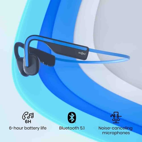 Bone conduction sport headphones side profile