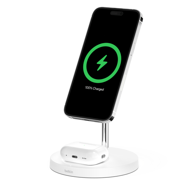 New 3 in 1 Charging Station for Apple Compatible with Magsafe Charger Stand for iPhone 17 16 15 14 13 12 Wireless Charging Station for AirPods Wireless Charger for iWatch Series - product photo 5 of 5