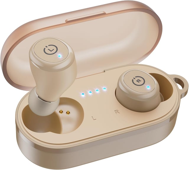 TOZO T10 Wireless Earbuds Bluetooth 5.3 Headphones, App Customize EQ, Ergonomic Design, 55H Playtime, Wireless Charging Case, IPX8 Waterproof Sound in-Ear Headset, New Version - product photo 2 of 5