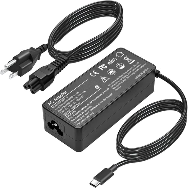 JEIBAO 100W USB C Fast Charger Compatible with Mac Book Pro 16/15/14/13 Inch, Mac Book Air 13 Inch, iPad Pro 2021/2020/2019/2018 Power Adapter for All USB-C Laptops and Phones - product photo 3 of 5