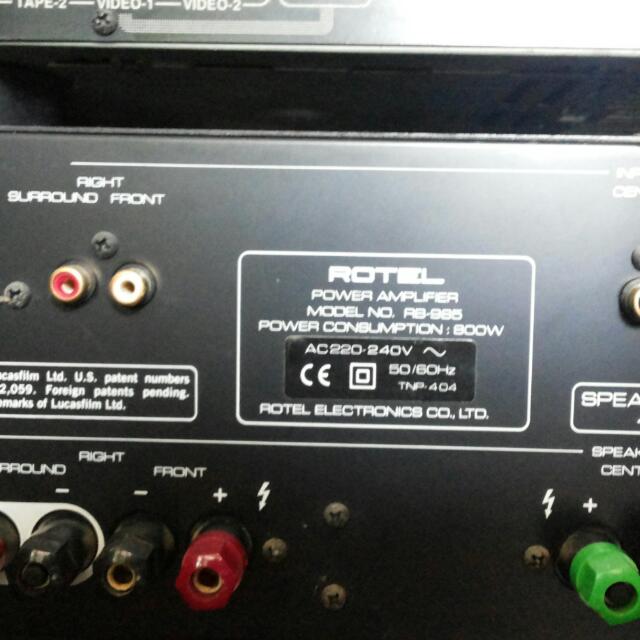 Rotel RB-985 MkII - product photo 2 of 5