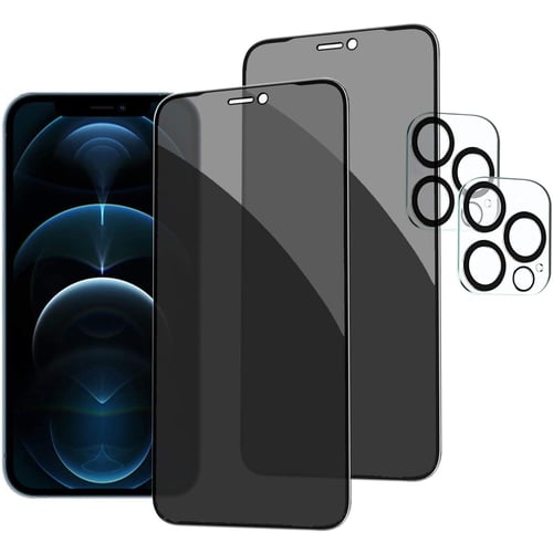 PEHAEL Privacy Screen Protector for iPhone 11 Pro Max front view