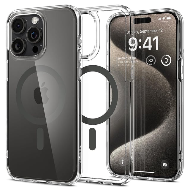Spigen for iPhone 13 Pro Max Case, Ultra Hybrid MagFit [Anti-Yellowing] [Compatible with Magsafe] - Clear - product photo 4 of 5