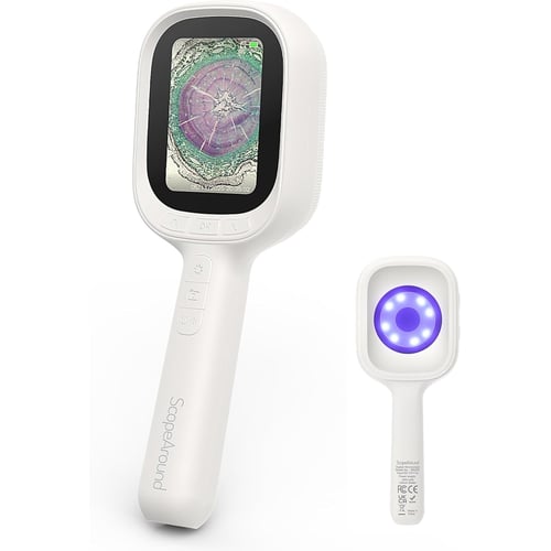 ScopeAround Digital Microscope handheld design with IPS screen