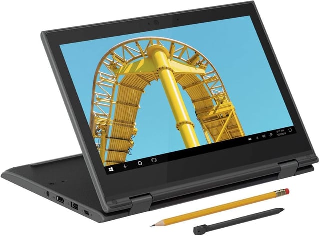 Lenovo 300e Gen 2 11.6" Touchscreen Chromebook Laptop Computer, Intel Celeron N4020 1.10 GHz Processor Notebook PC for Students, 4 GB RAM, 32 GB SSD, Japanese Keyboard, Chrome OS(Renewed) - product photo 4 of 5
