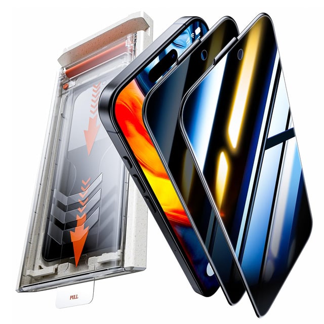 UltraGlass UNBREAK TOP 9H+ Glass for iPhone 12 Pro Max Screen Protector [Military Grade Shatterproof & Longest Durable] Full Screen iPhone 12 Pro Max Glass, 2024 Upgrade, 2 Packs - product photo 5 of 5