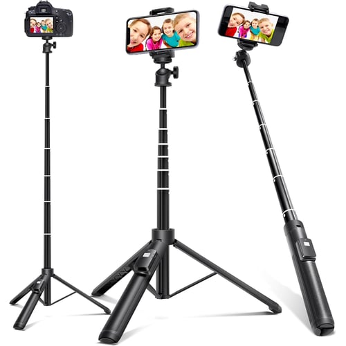 SENSYNE tripod with phone holder and wireless remote detail