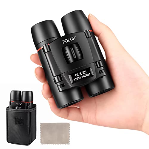 DRANBOL 12X25 Mini Pocket Binoculars for Adults Kids, Small Compact Binoculars for Bird Watching, Opera Concert - product photo 5 of 5