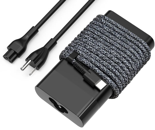 New Slim 65W Laptop Charger Fits for HP Laptop Charger USB C Computer Replacement, Envy x360/Elitebook x360/Spectre x360/Elite x2/Pavilion/Zbook/ProBook, Fast Type C Chromebook Power Cord Adapter - product photo 5 of 5